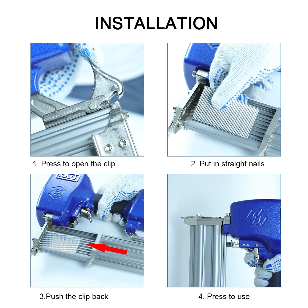 Sali St64b 10-64mm Pneumatic/Air Steel Nailer for Heavy-Duty Works