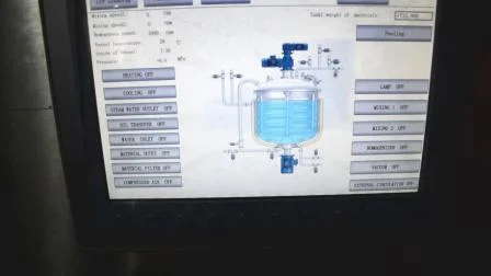 塗料製造工場用ステンレス真空混合タンク