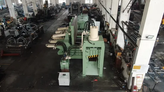 油圧スクラップ金属鋼鉄アルミニウム車せん断ベーラー